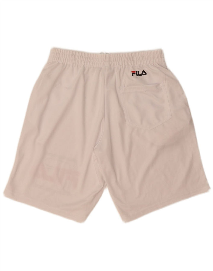 Męskie spodenki sportowe Fila Graphic XS, biały poliester