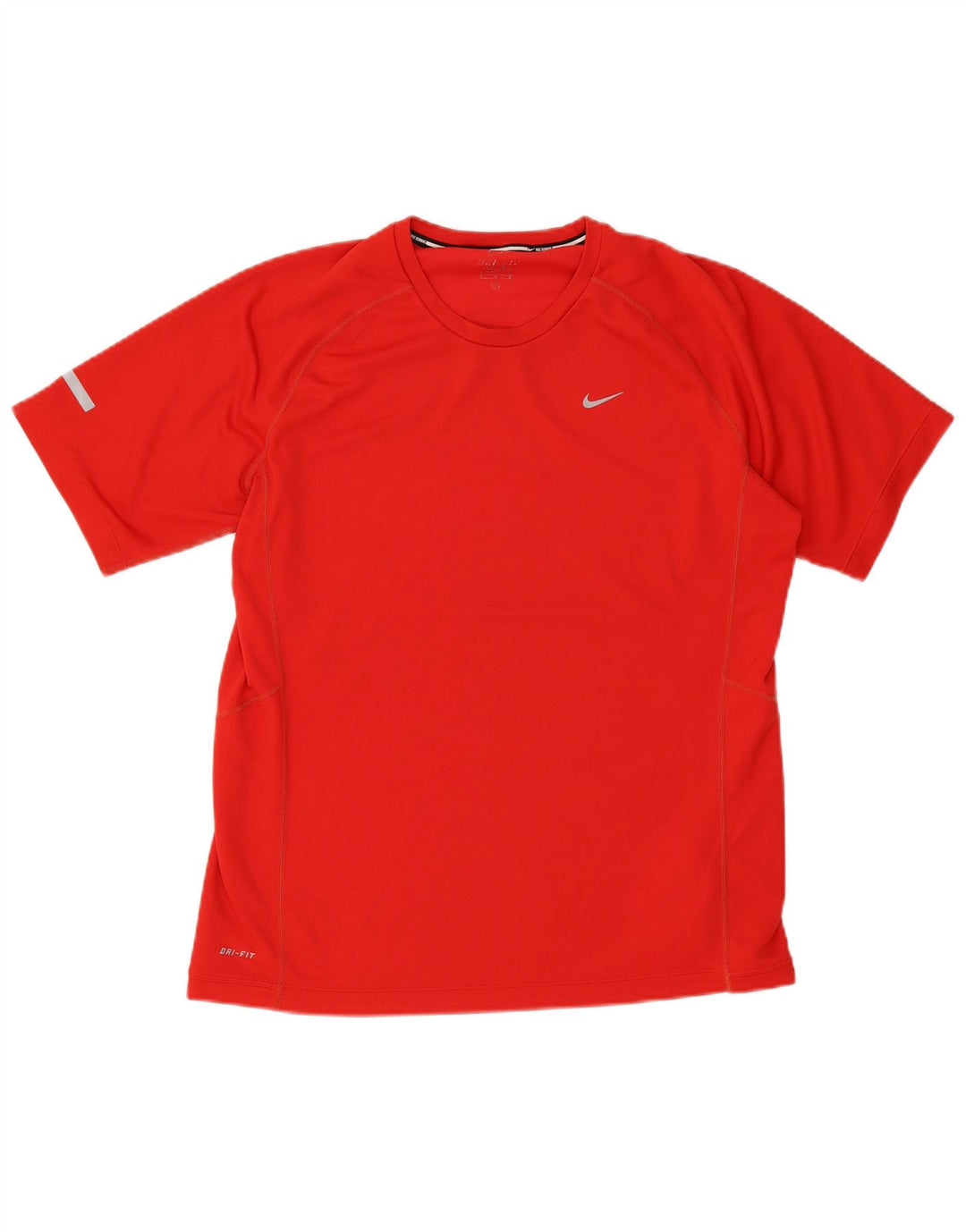 Męski T-shirt Nike Dri Fit, duży, czerwony, poliester