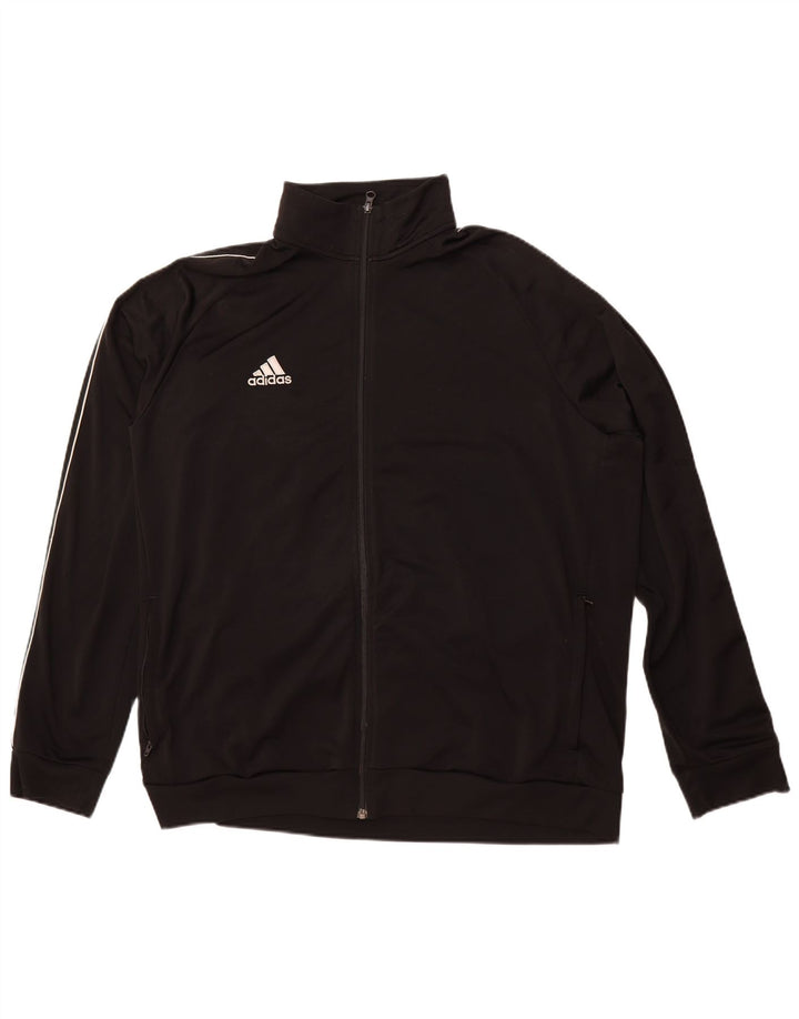 Adidas Męska bluza dresowa Top 2XL Czarny poliester