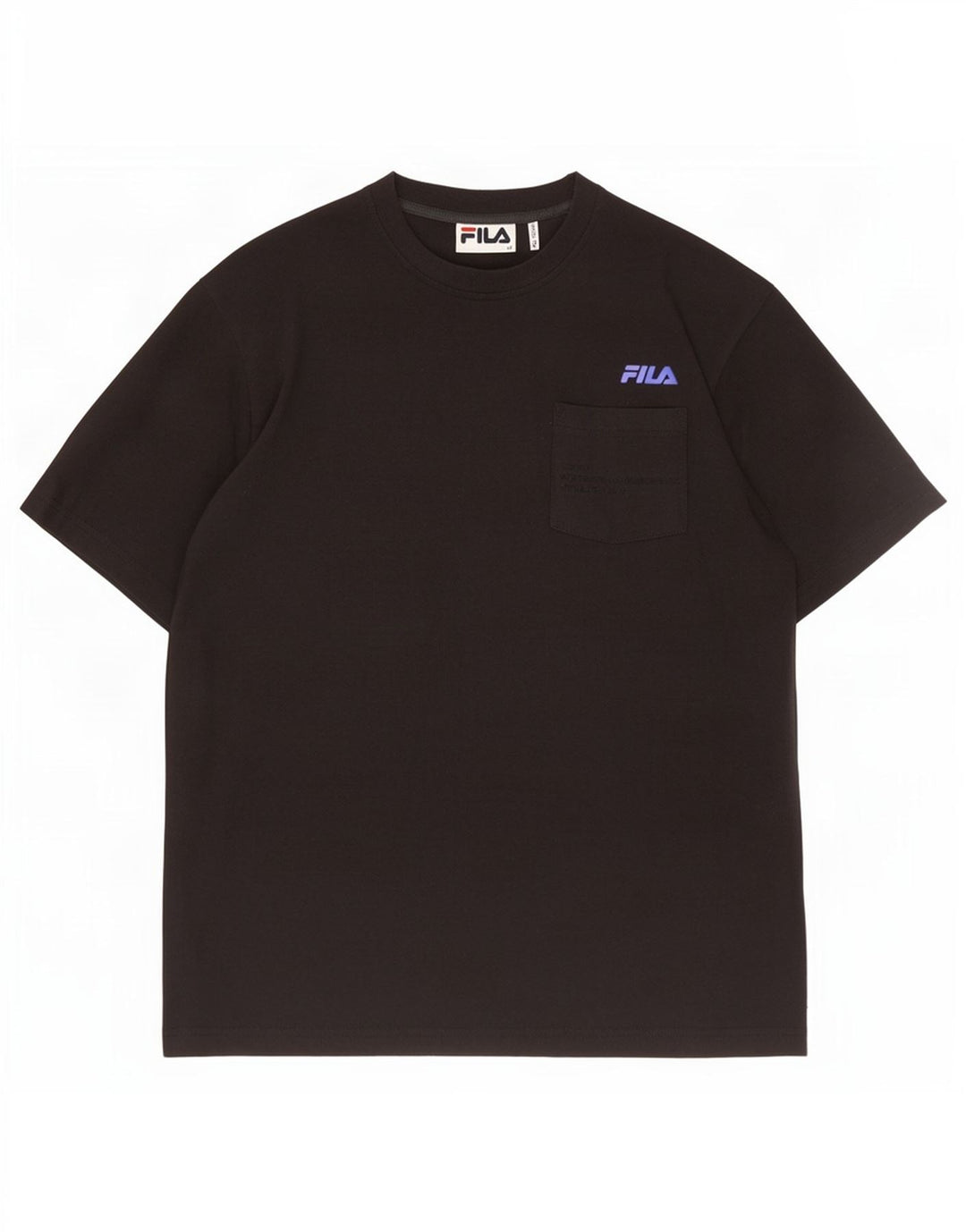 T-shirt męski Fila Top, średni czarny, bawełniany