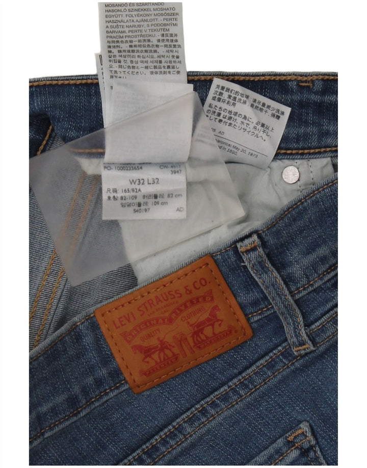 Damskie jeansy Levi's 715 Bootcut W32 L32 Niebieskie bawełniane