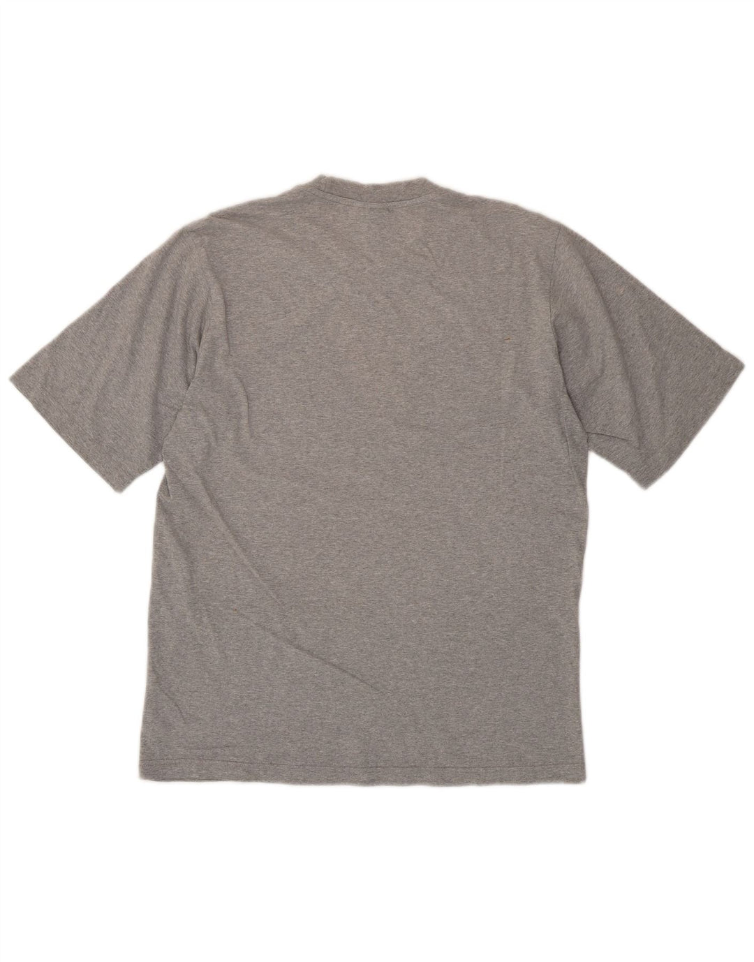 Męski T-shirt z grafiką ADIDAS, mały, szary, bawełniany