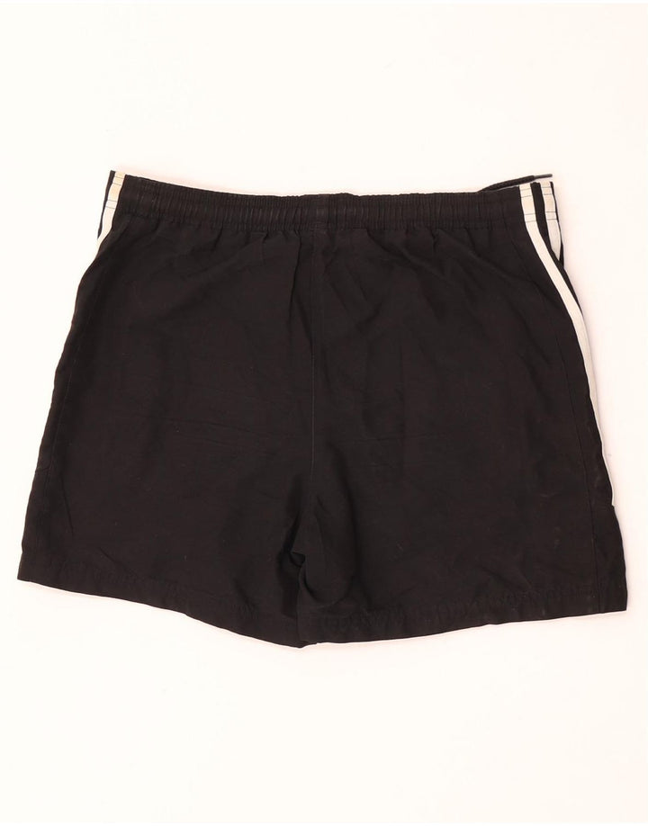 Damskie spodenki sportowe Adidas UK 10, małe, czarne, poliestrowe