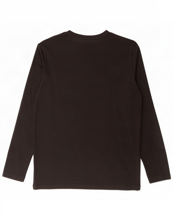 Męski graficzny top Jack & Jones z długim rękawem, duży, czarny