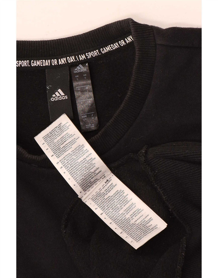 Adidas Męska Bluza Sweter Mała Czarna Bawełna