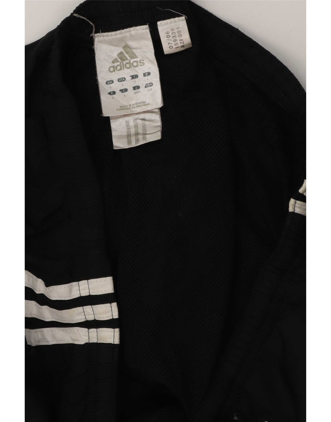 Męskie spodnie dresowe Adidas, duże, czarne, poliestrowe