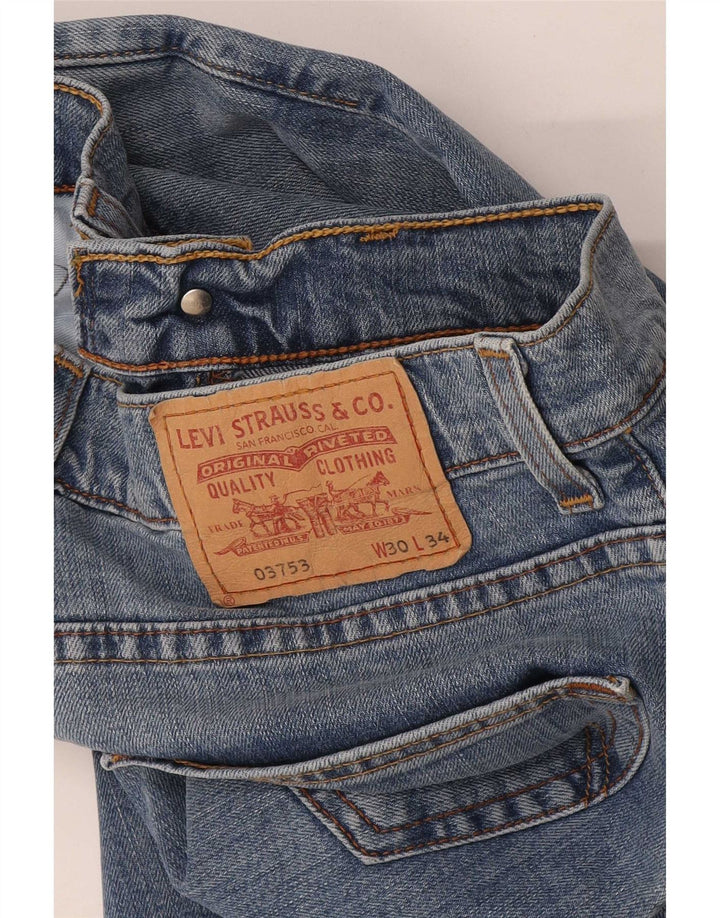 Męskie proste dżinsy Levi's W30 L34 Niebieskie
