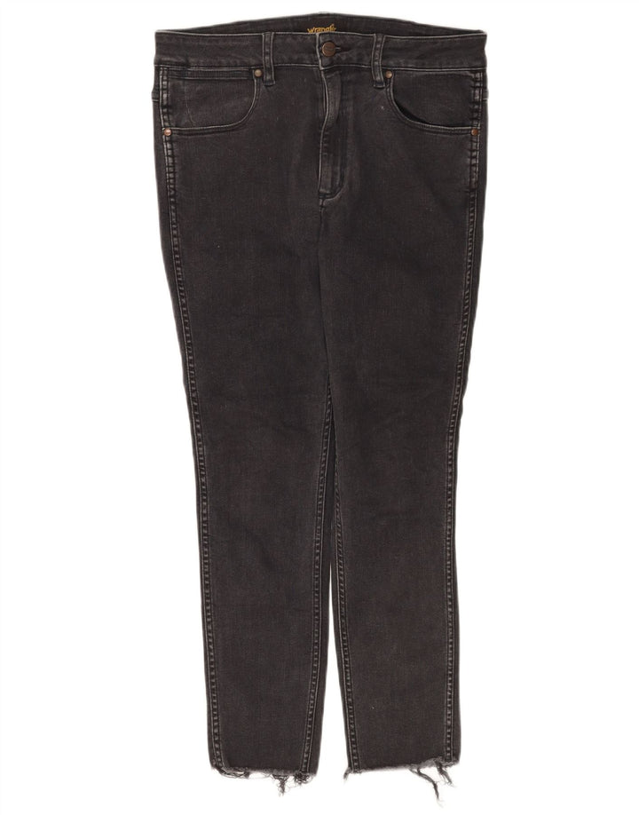 Damskie jeansy Wrangler W32 L25, czarne, bawełniane