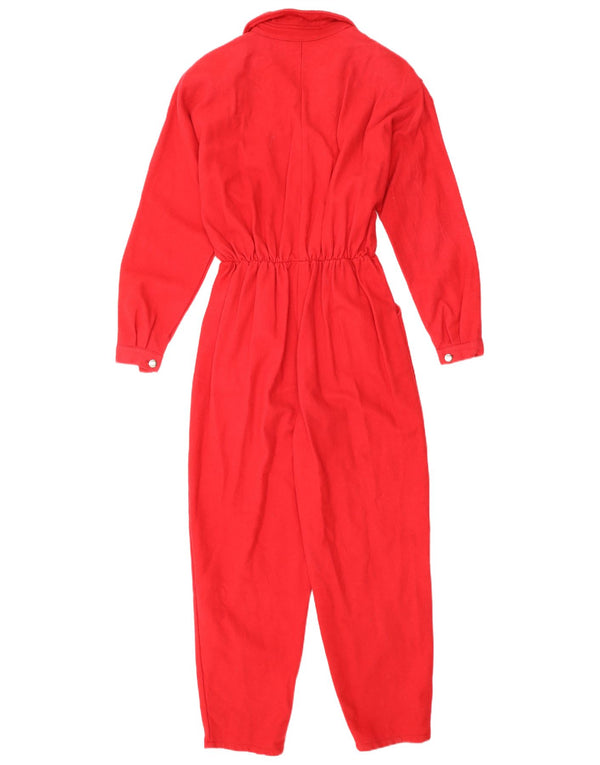 Kombinezon damski vintage UK 12 Medium Red
