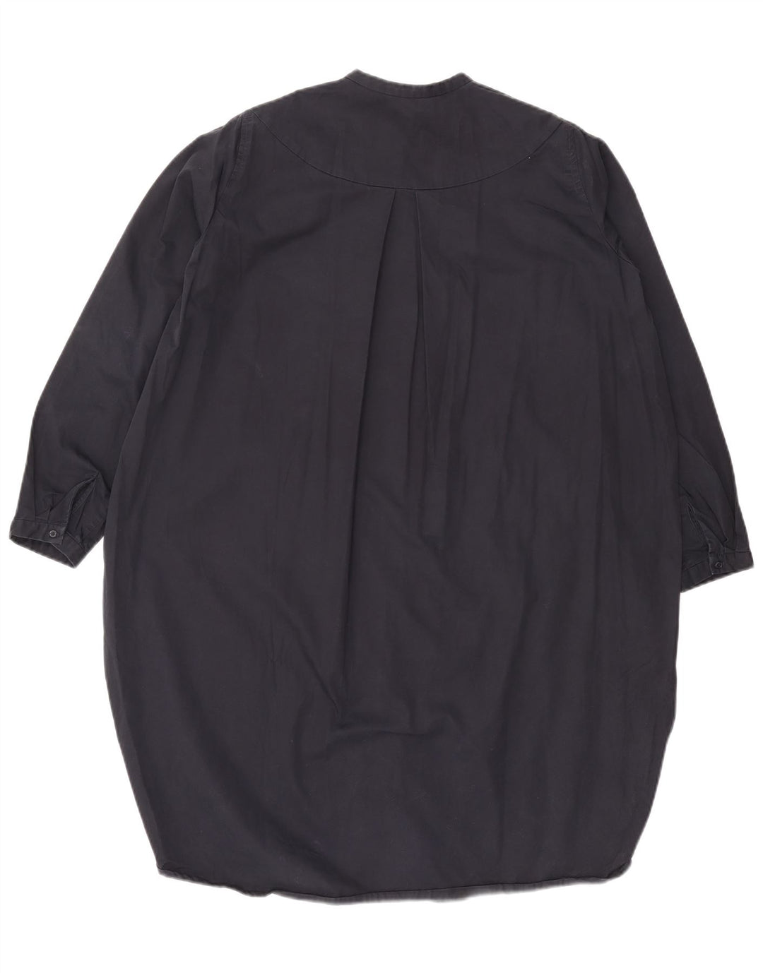 Cos Damska sukienka koszulowa oversize EU 36, mała, granatowa, bawełniana