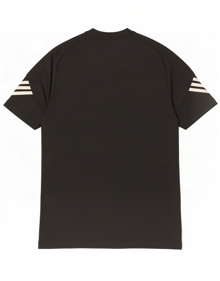 Męska koszulka Adidas Climalite Graphic Top, średni czarny poliester