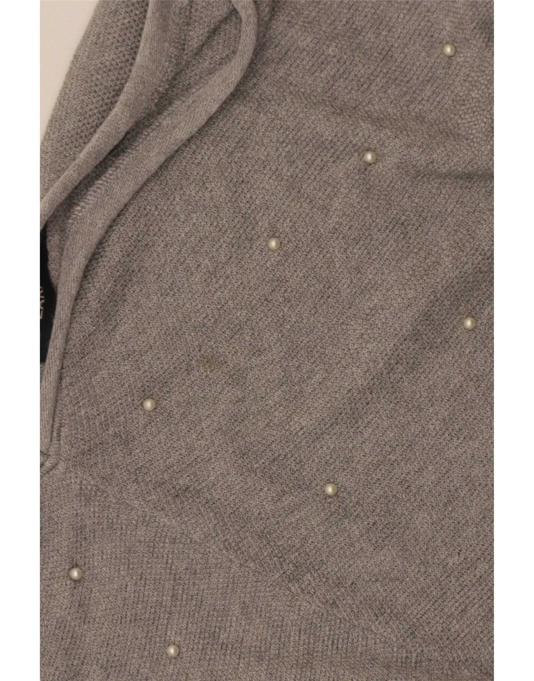 Sweter damski Zara Oversize z dekoltem w kształcie litery V, UK 14, średni szary