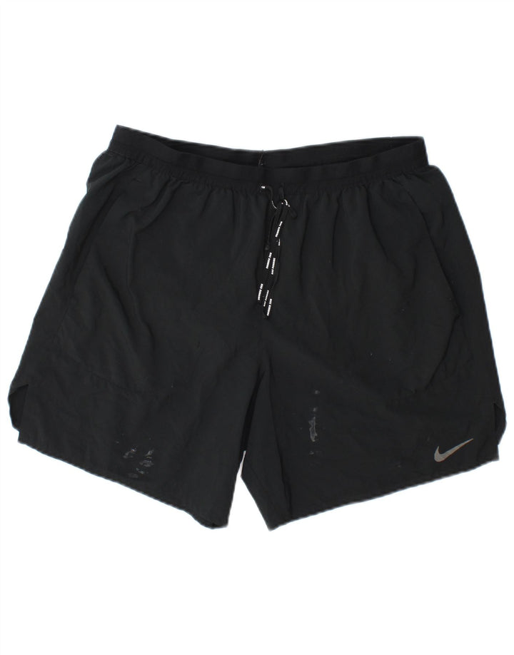 Męskie spodenki sportowe Nike Dri Fit, duże, granatowe, z poliestru