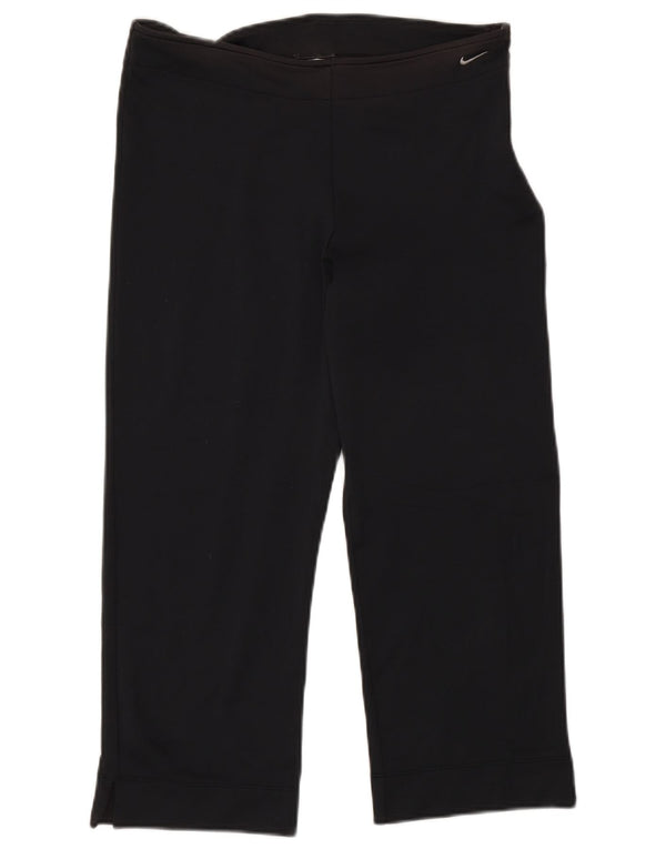 Damskie spodnie dresowe Nike Dri Fit UK 14/16, duże granatowe