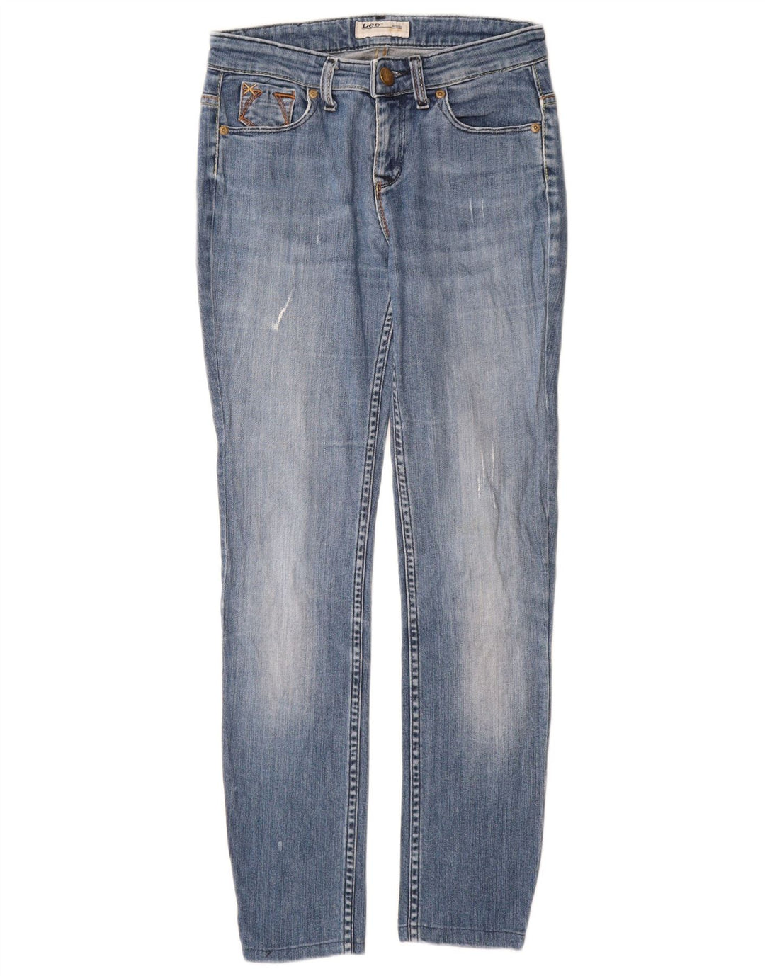 Damskie jeansy Lee Slim W26 L29 Niebieskie