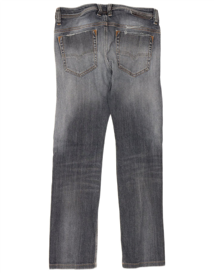 Męskie jeansy Diesel Slim W29 L28 Niebieskie bawełniane