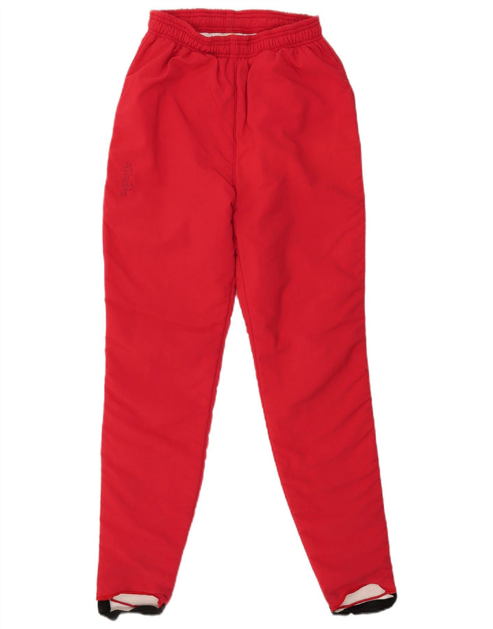 Damskie spodnie wiatrówkowe Ellesse Stirrup US 6, średni czerwony nylon