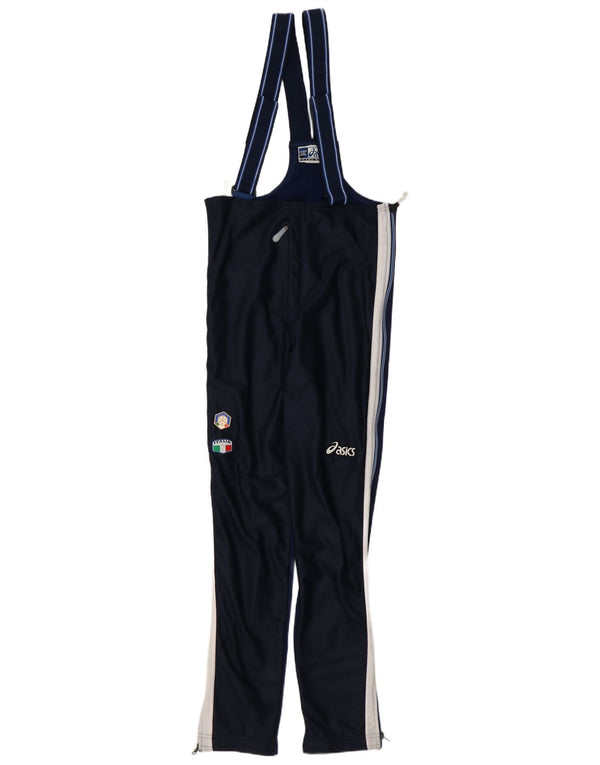 Damskie spodnie narciarskie Asics Italia Dungarees UK 18 XL, granatowe, z blokami kolorów