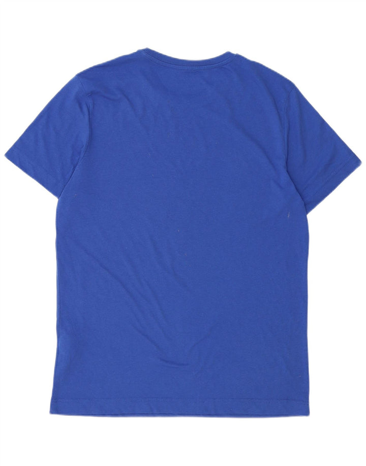 LOTTO Mens Graphic T-Shirt Top Large Blue Cotton