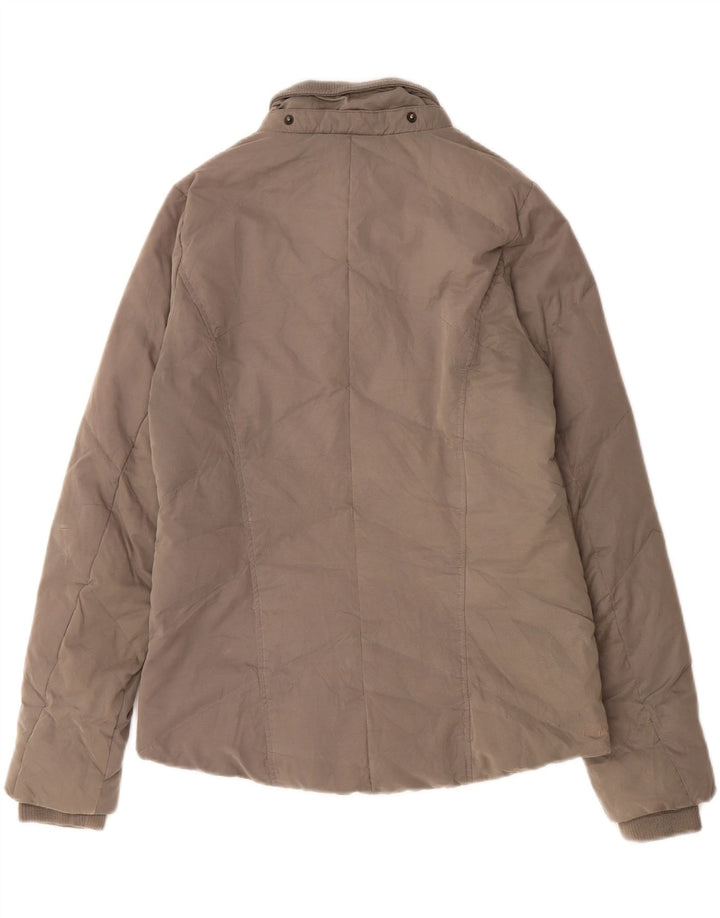 FAT FACE Womens Padded Jacket UK 12 Medium  Brown Vintage Fat Face and Second-Hand Fat Face from Messina Hembry 