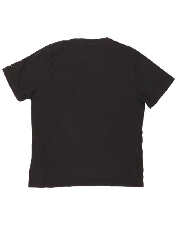 Męski T-shirt z grafiką Nike, XL, czarna, bawełniana