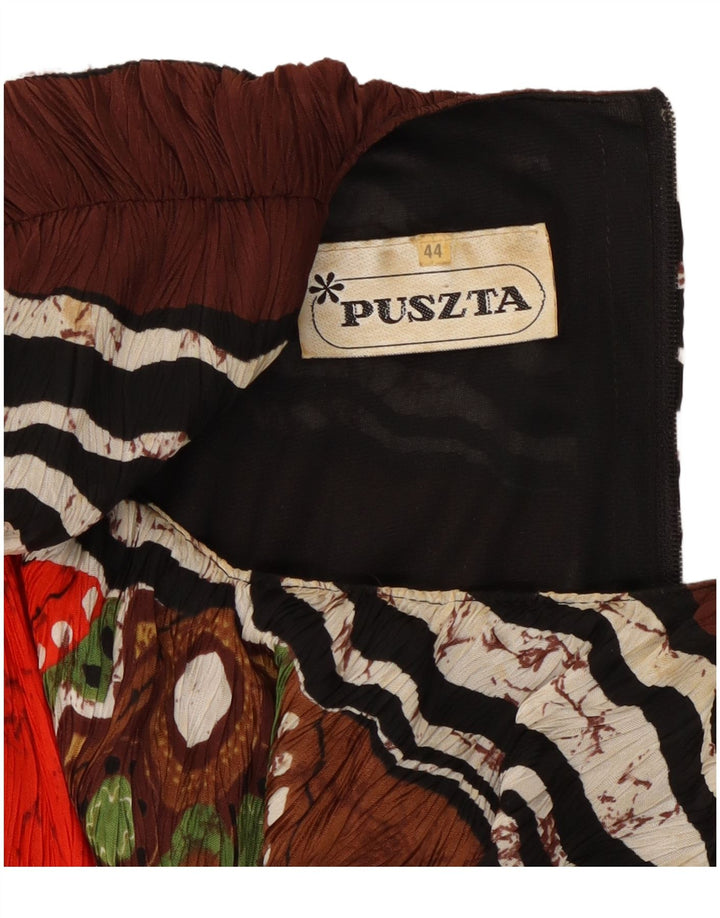 Damski kombinezon oversize Puszta z abstrakcyjnym wzorem EU 44 XL, wielokolorowy