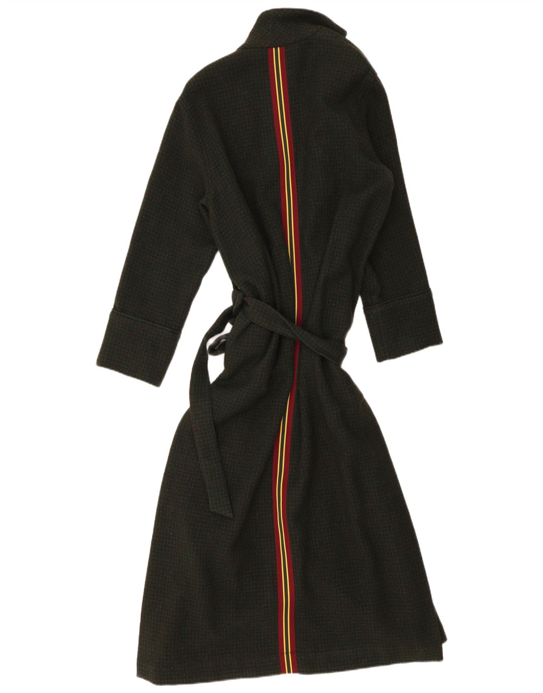 BELLEROSE Płaszcz damski US 2 XS Khaki Wełna w pepitkę