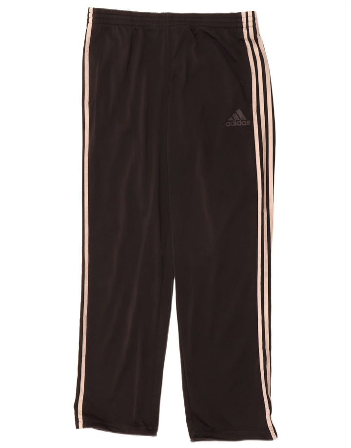 Męskie spodnie dresowe Adidas, średni czarny poliester