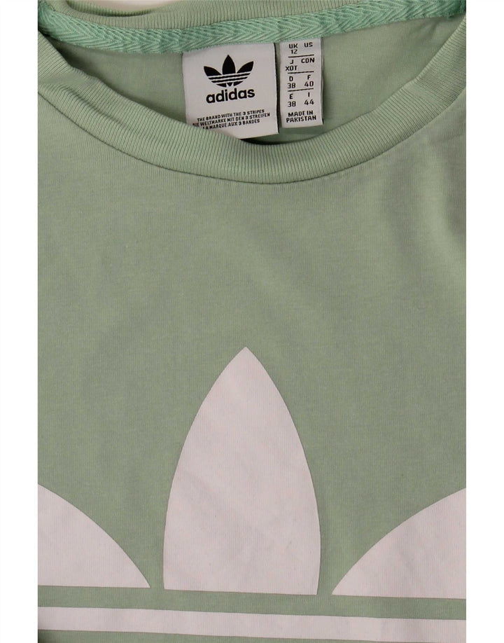 Damska koszulka graficzna Adidas Top UK 12 Medium Green