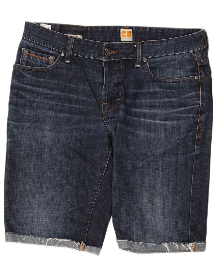 Męskie spodenki jeansowe Hugo Boss W36, duże, niebieskie