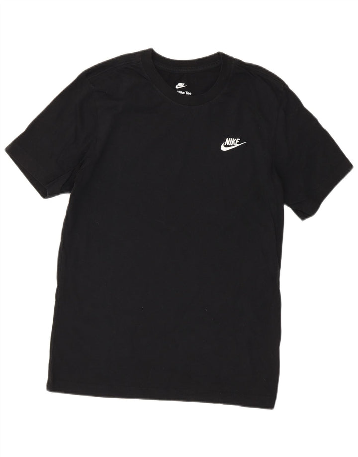 T-shirt męski Nike, mały, czarny, bawełniany
