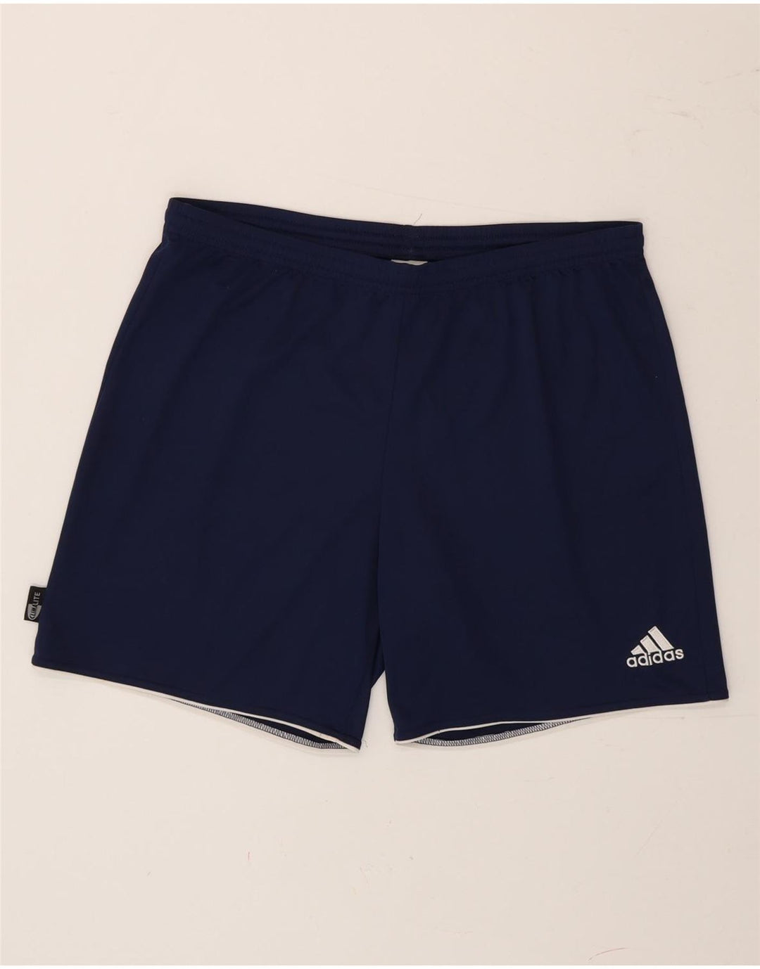 Męskie spodenki sportowe Adidas Climalite, duże, granatowe, z poliestru