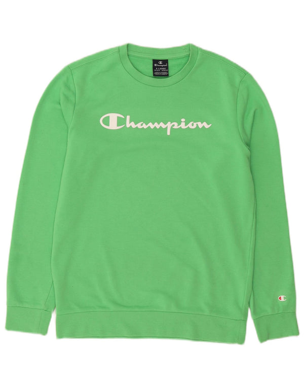 Chłopięcy sweter z grafiką Champion 13-14 lat XL, zielony