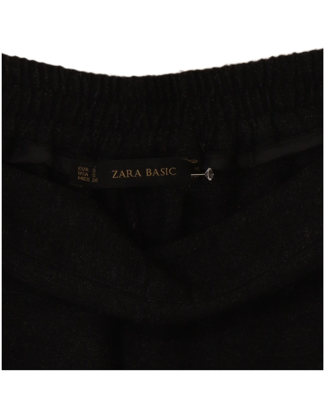 Spodnie damskie Zara Slim Casual, małe, W26 L28, szare
