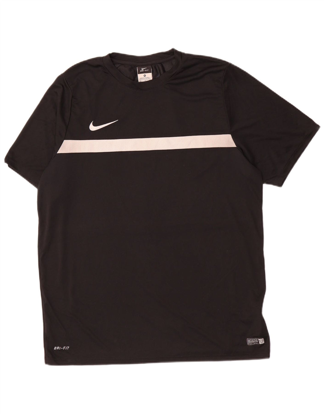 Męski T-shirt Nike Dri Fit Top XL Czarny poliester z blokami kolorów