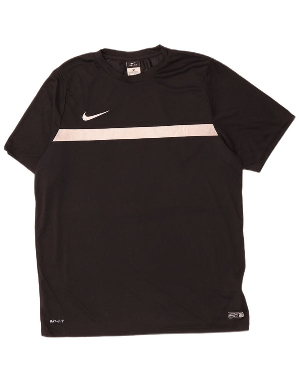 Męski T-shirt Nike Dri Fit Top XL Czarny poliester z blokami kolorów