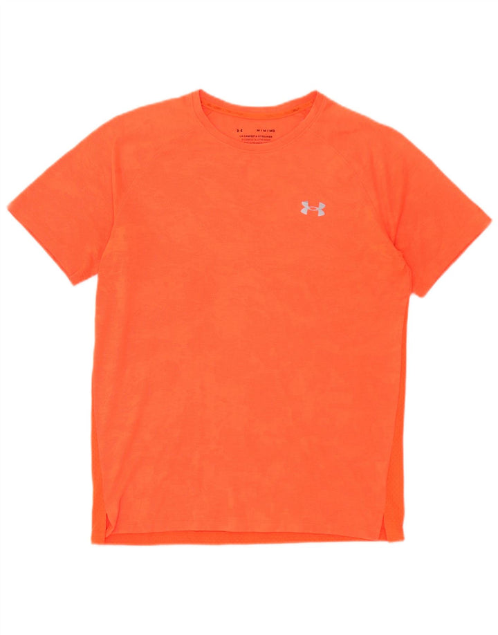 Męska koszulka t-shirt Under Armour Heat Gear, kolor średni, pomarańczowy