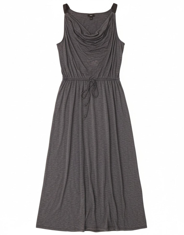 MOSSIMO Womens Sleeveless Maxi Dress UK 18 XL Grey Rayon
