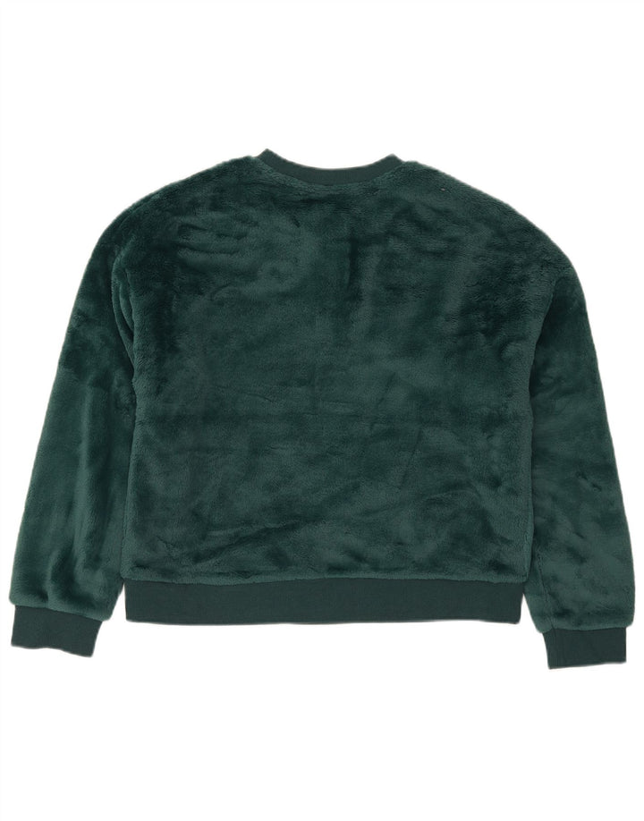 Marks & Spencer Damska bluza oversize typu Crop, UK 10, mała, zielona