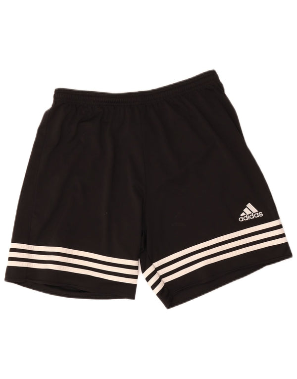 Chłopięce spodenki sportowe Adidas Climalite 13-14 lat, średni czarny poliester