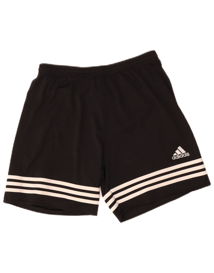 Chłopięce spodenki sportowe Adidas Climalite 13-14 lat, średni czarny poliester