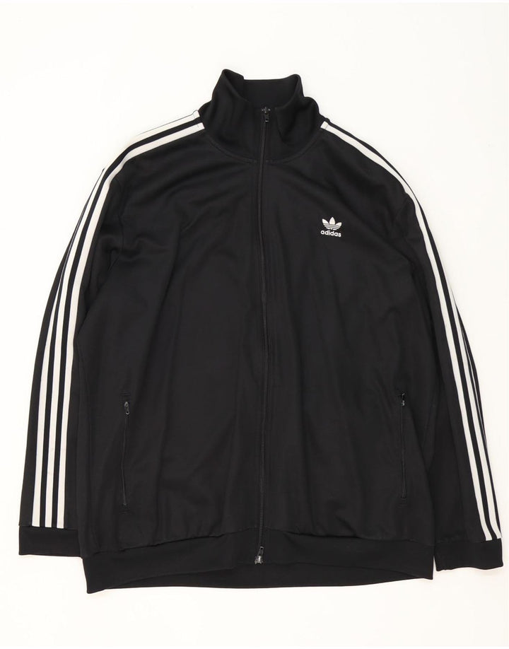 Adidas Męska bluza dresowa Top 2XL Czarny poliester