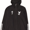 Męska kurtka przeciwdeszczowa Adidas z grafiką, UK 42 XL, czarny poliester