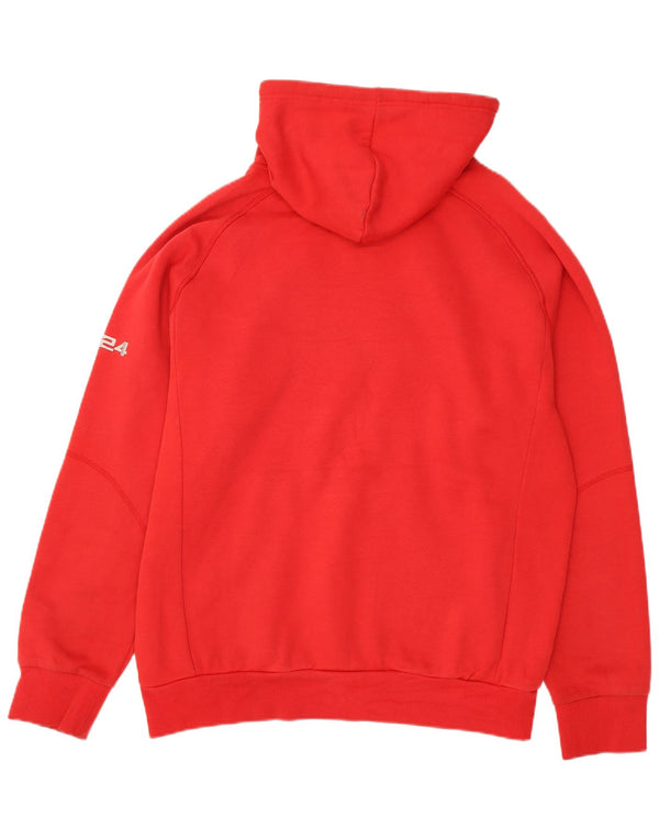 Męski sweter z kapturem Umbro 2XL, czerwony, bawełniany