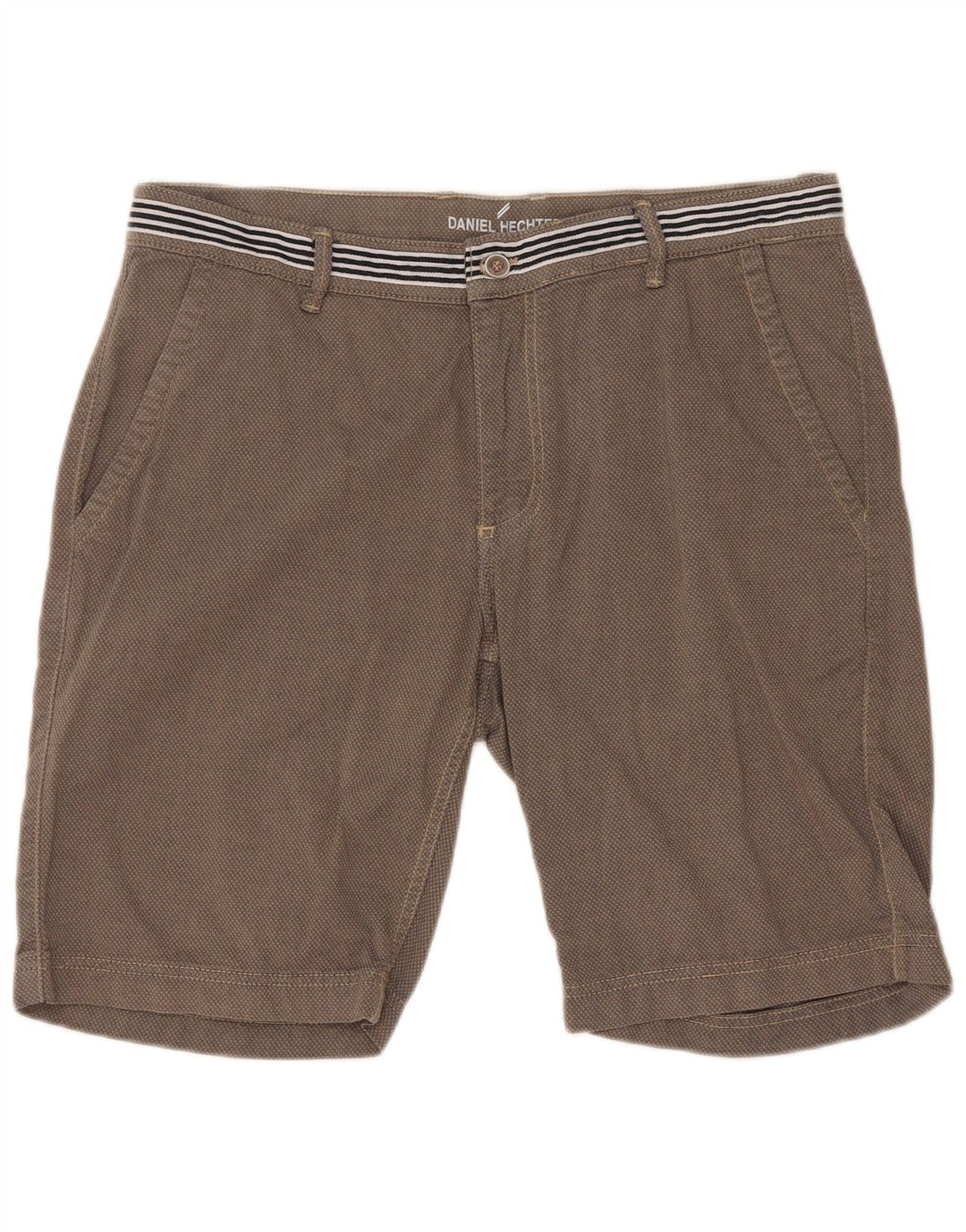 Męskie spodenki Chino Daniel Hechter W35, duże, szare, bawełniane