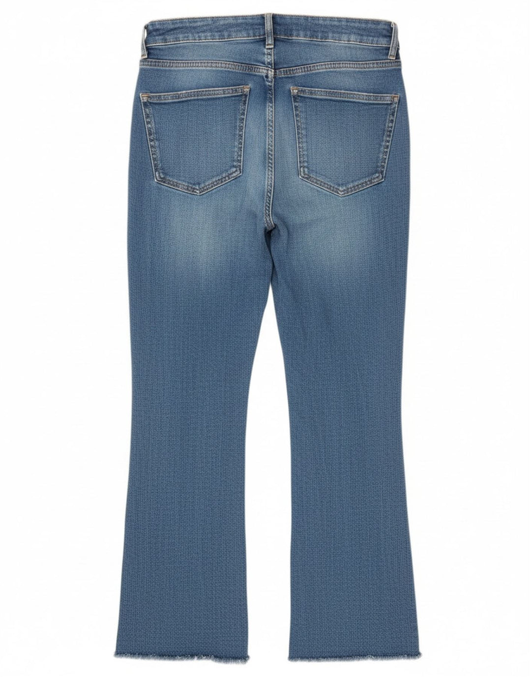 Dżinsy damskie Zara Crop Bootcut EU 38 Small W28 L26 Niebieskie