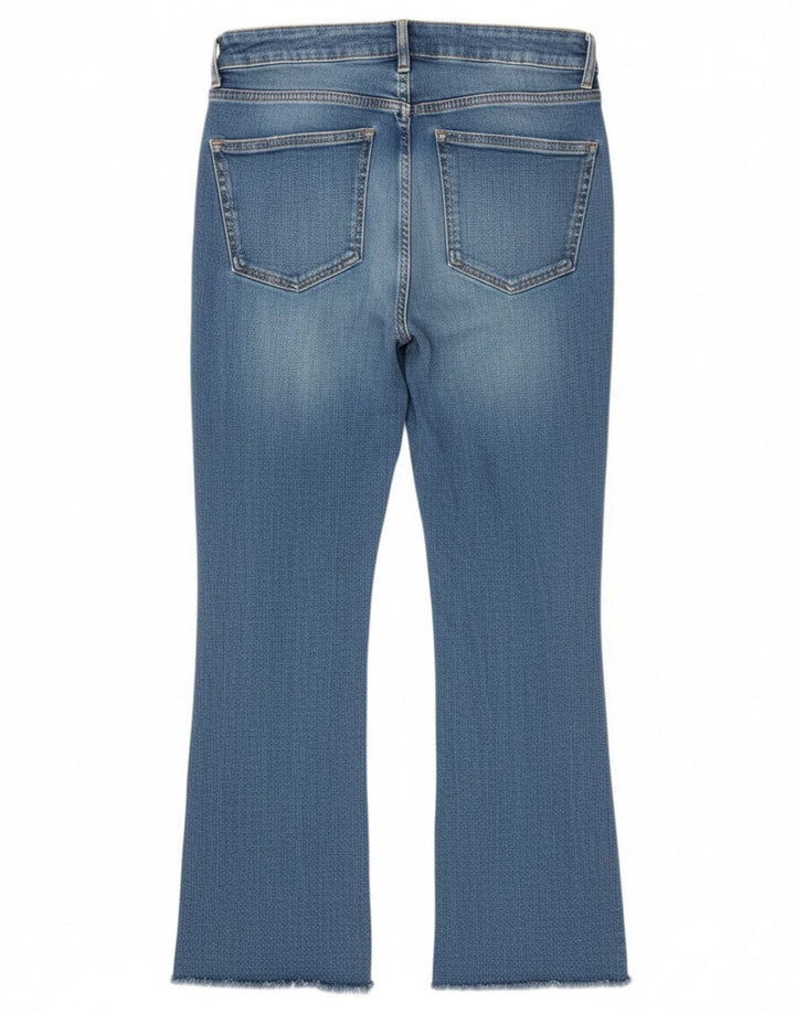 Dżinsy damskie Zara Crop Bootcut EU 38 Small W28 L26 Niebieskie