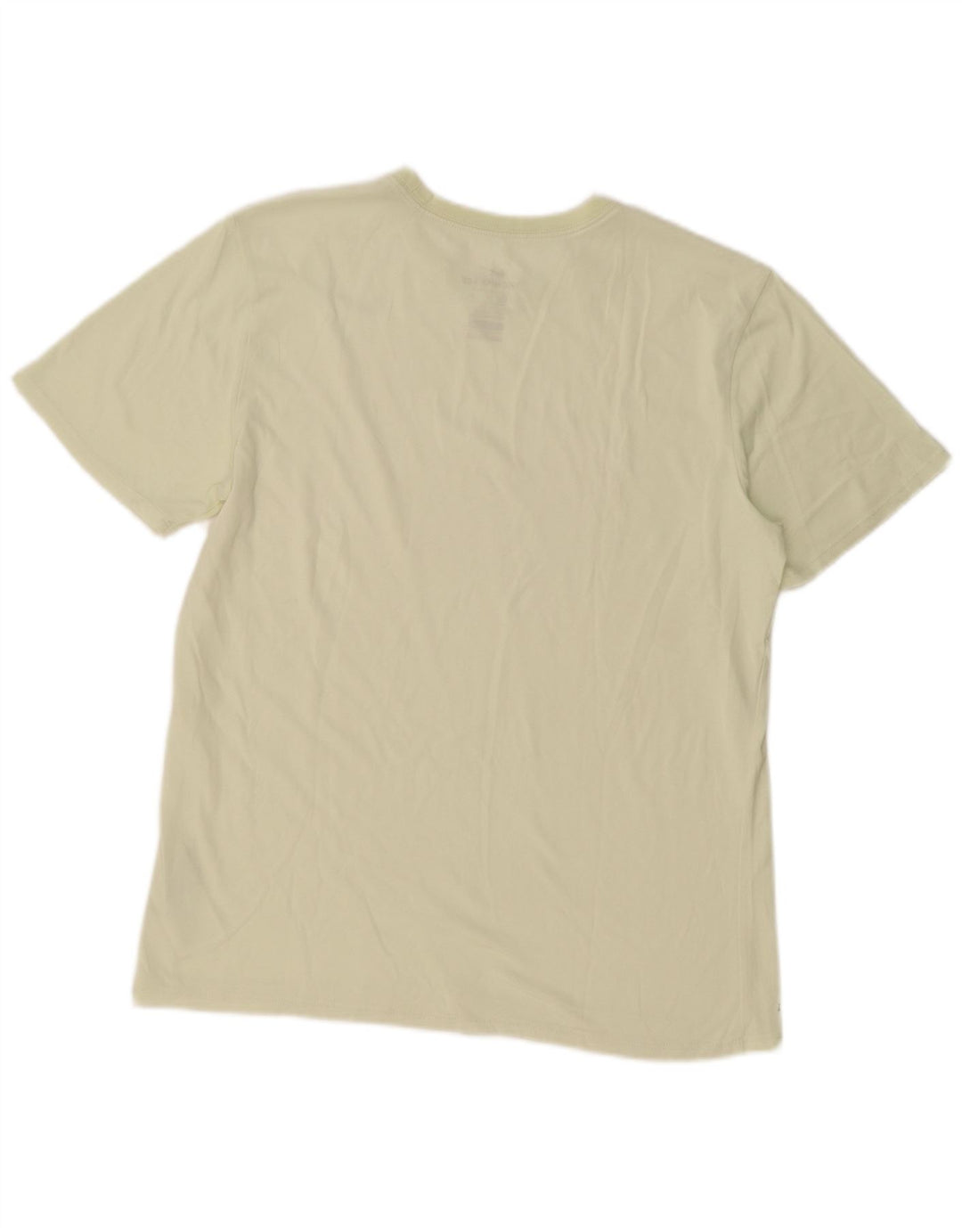 Męski T-shirt Nike o sportowym kroju, duży, żółty, bawełniany