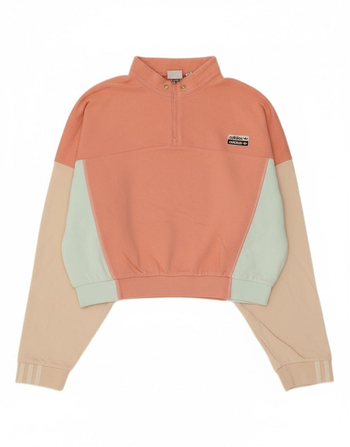 Bluza damska Adidas Oversized Crop Jumper UK 14 Średni Róż