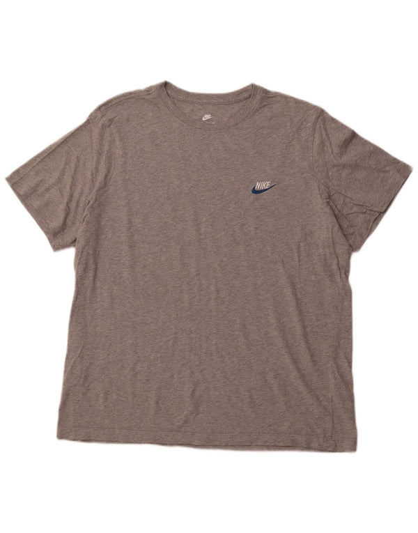 Męska koszulka T-shirt NIKE XL, szara, bawełniana